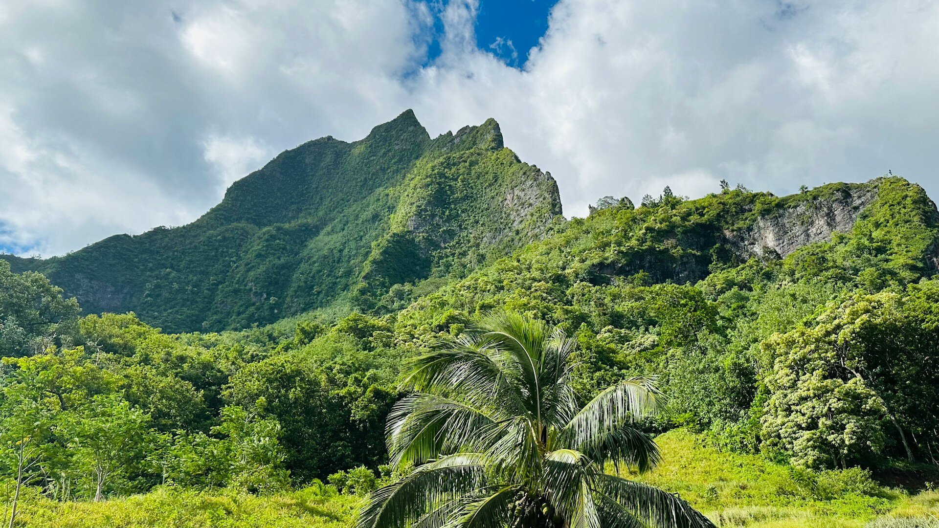 Französisch Polynesien Moorea Berg