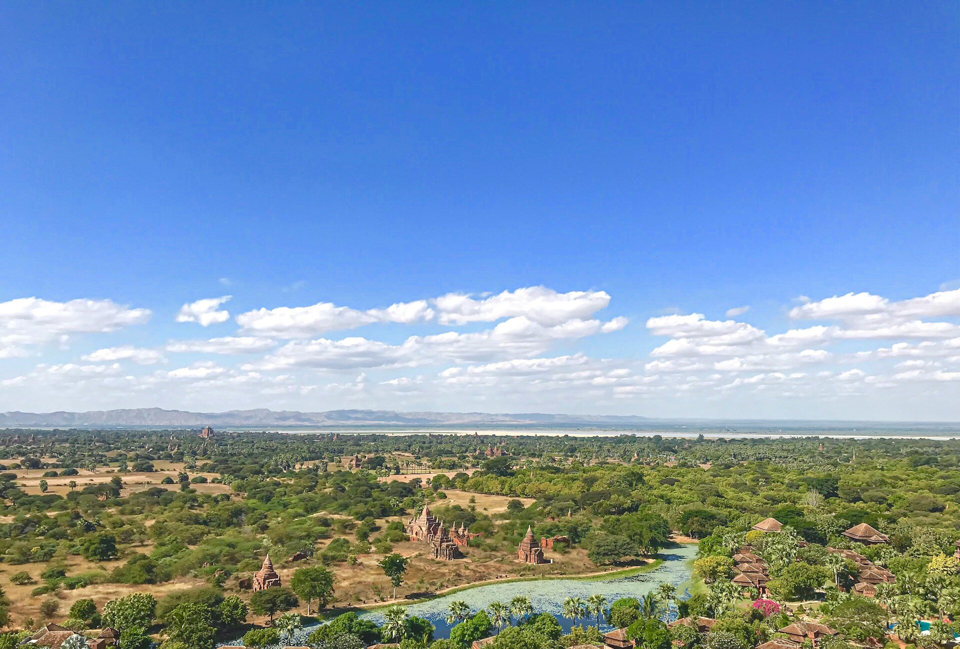 Myanmar Luftaufnahme Natur 