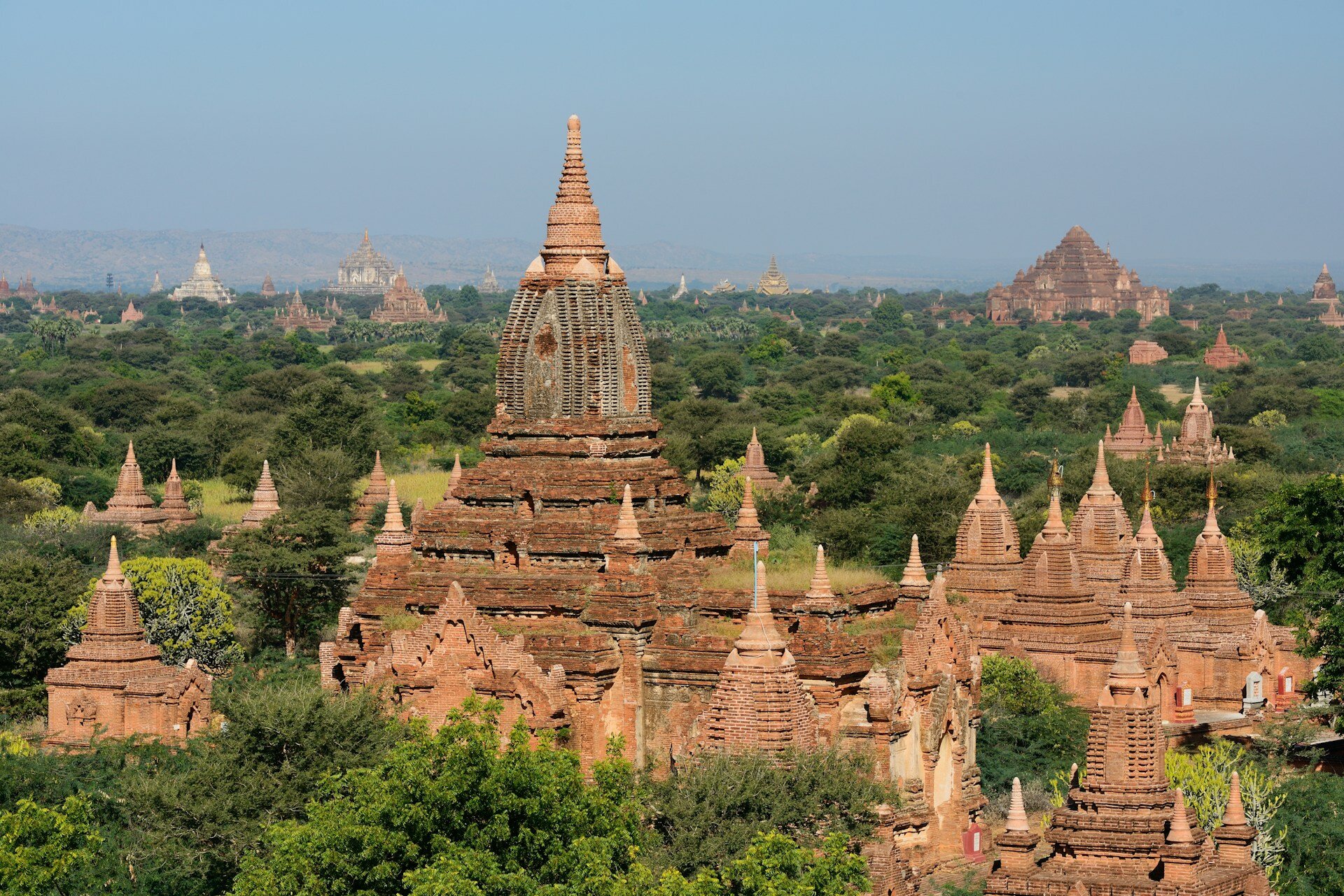 Myanmar Aufnahme von Tempel