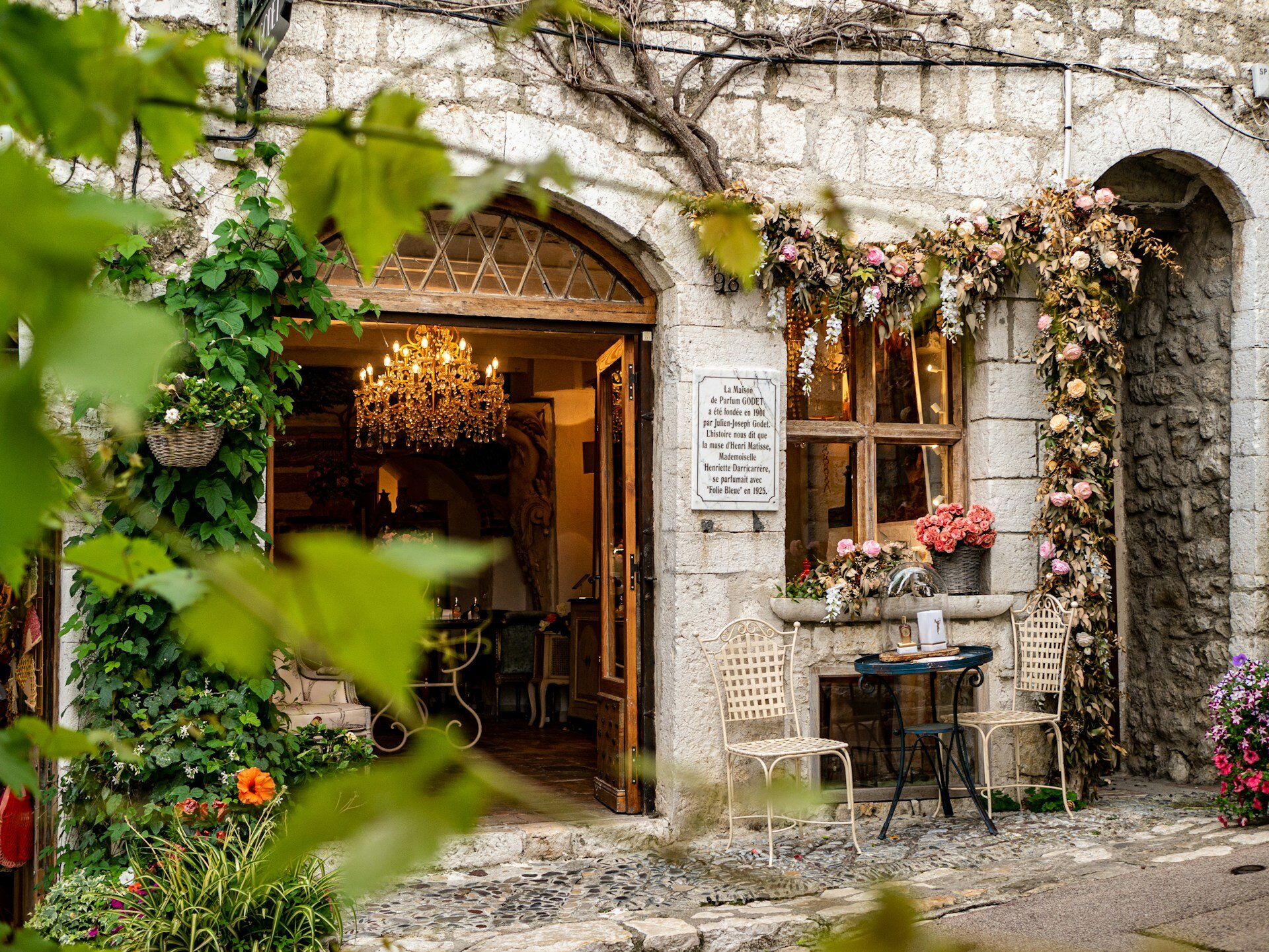 Frankreich Gasse Cafe