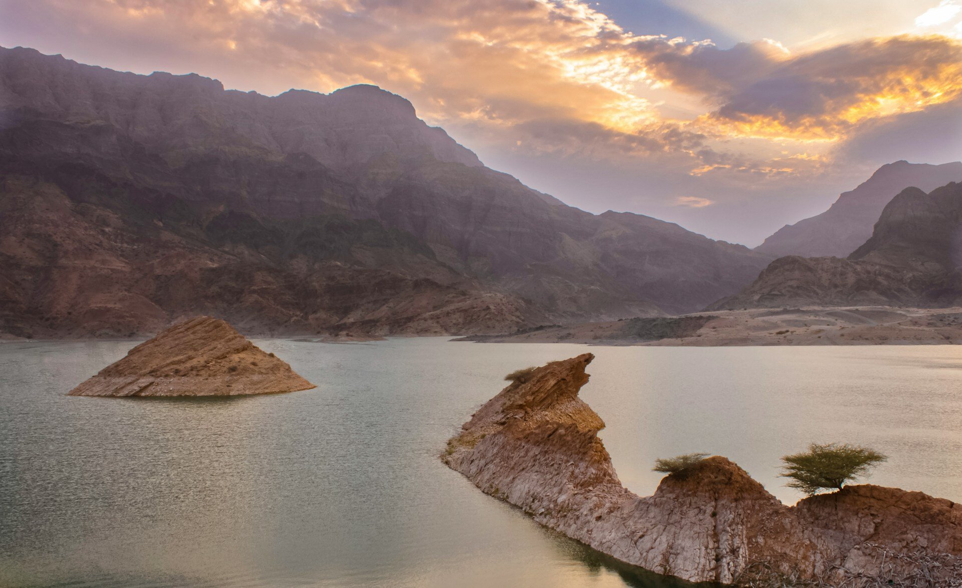 Landschaft im Oman