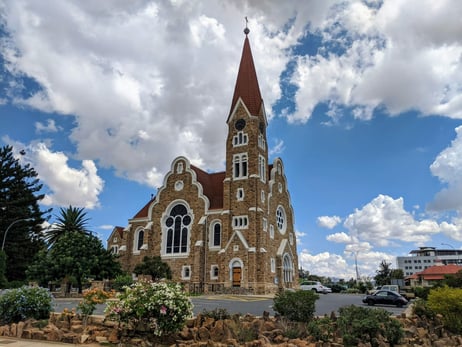 Evangelische Kirche in Windhoek, Namibia.