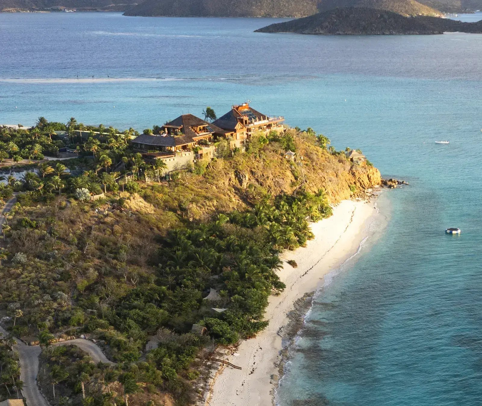 Necker Island-Inselansicht