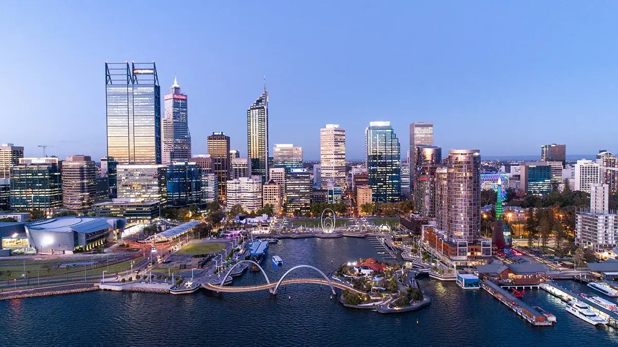 Skyline von Perth