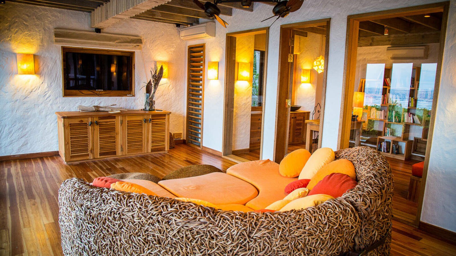 Jungle Reserve Soneva Fushi Familienluxusreisen TheFamilyProject Loungebereich