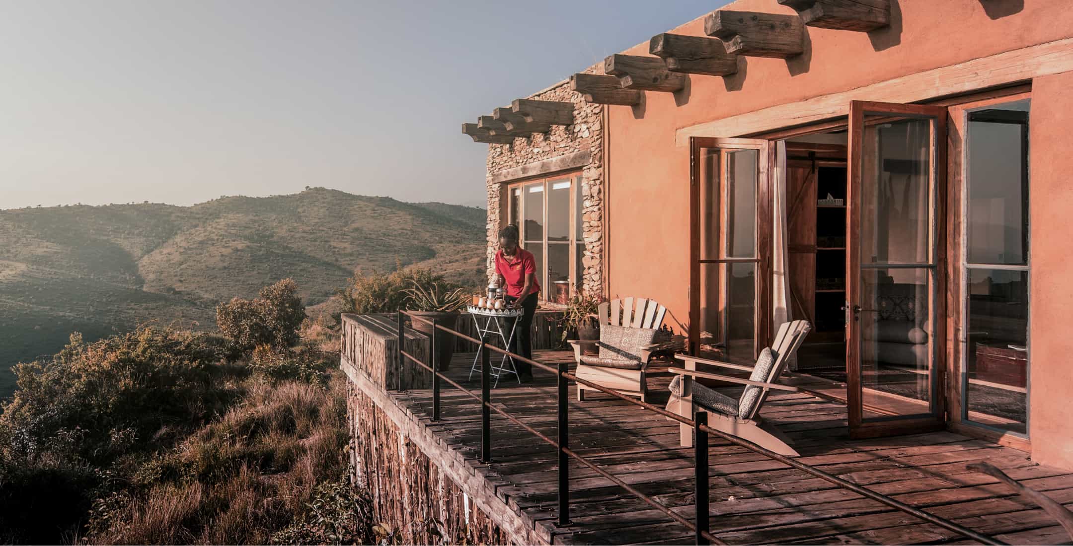 Lengishu Lodge Familienluxusreisen TheFamilyProject Veranda