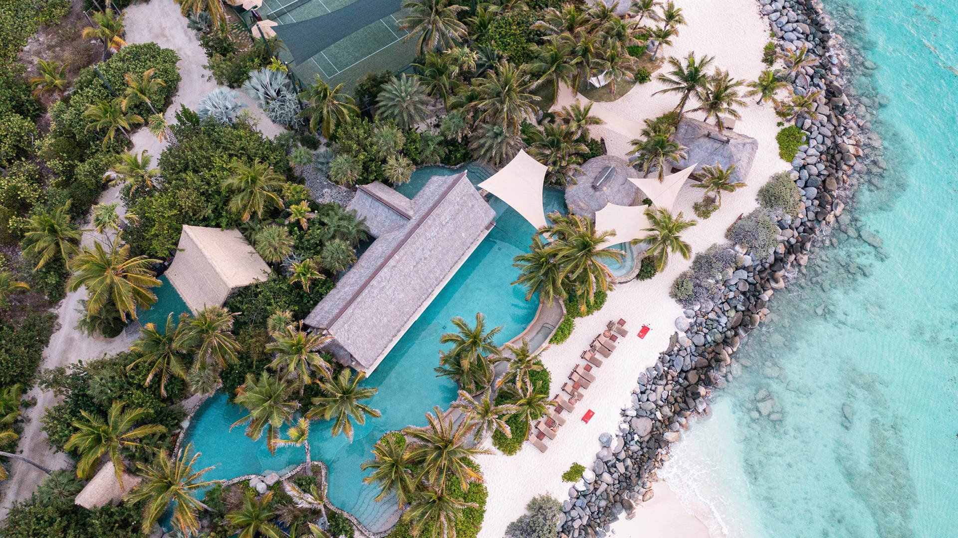 Necker Island Familienluxusreisen TheFamilyProject Aerial View