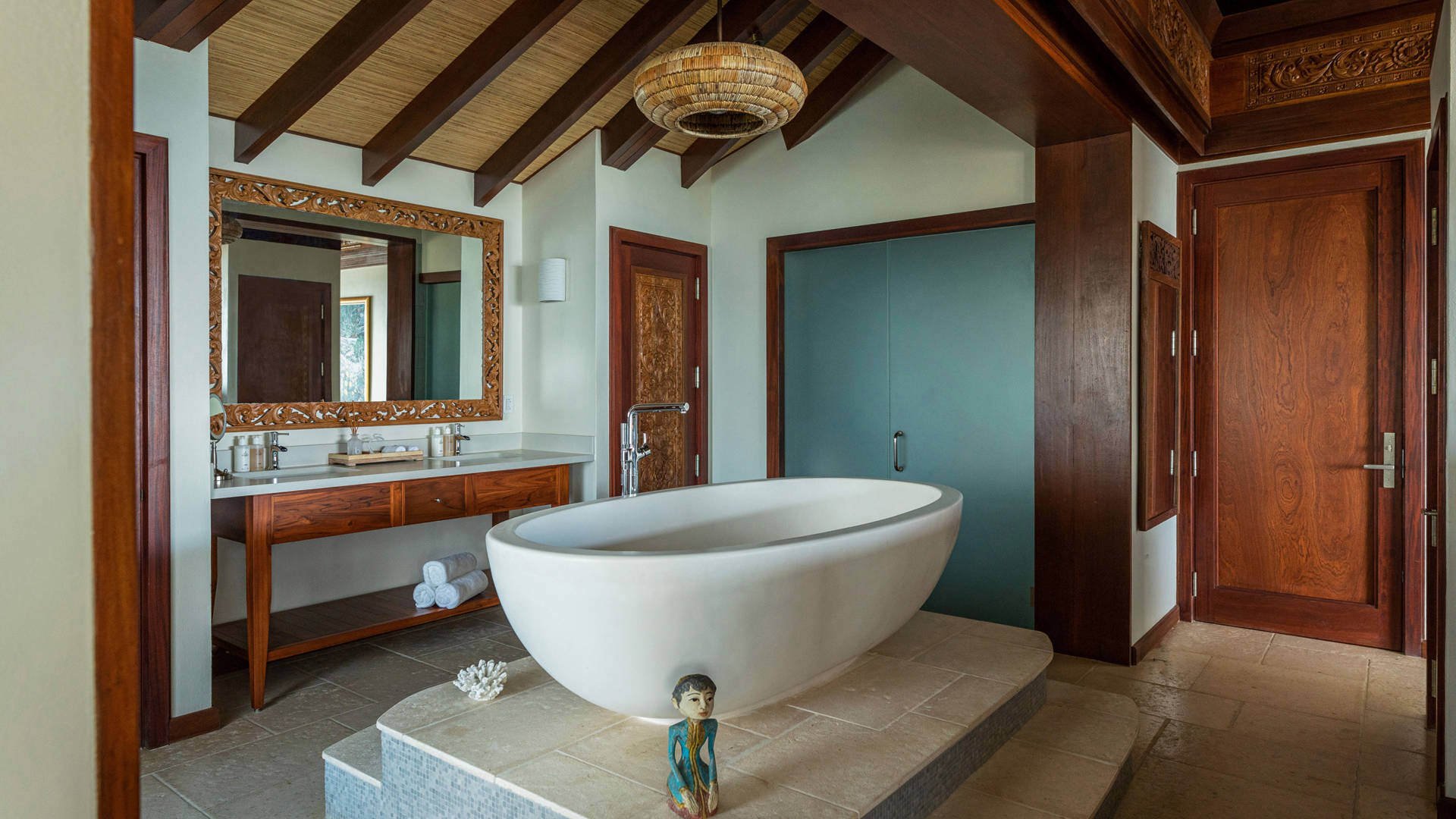 Necker Island Familienluxusreisen TheFamilyProject Badewanne