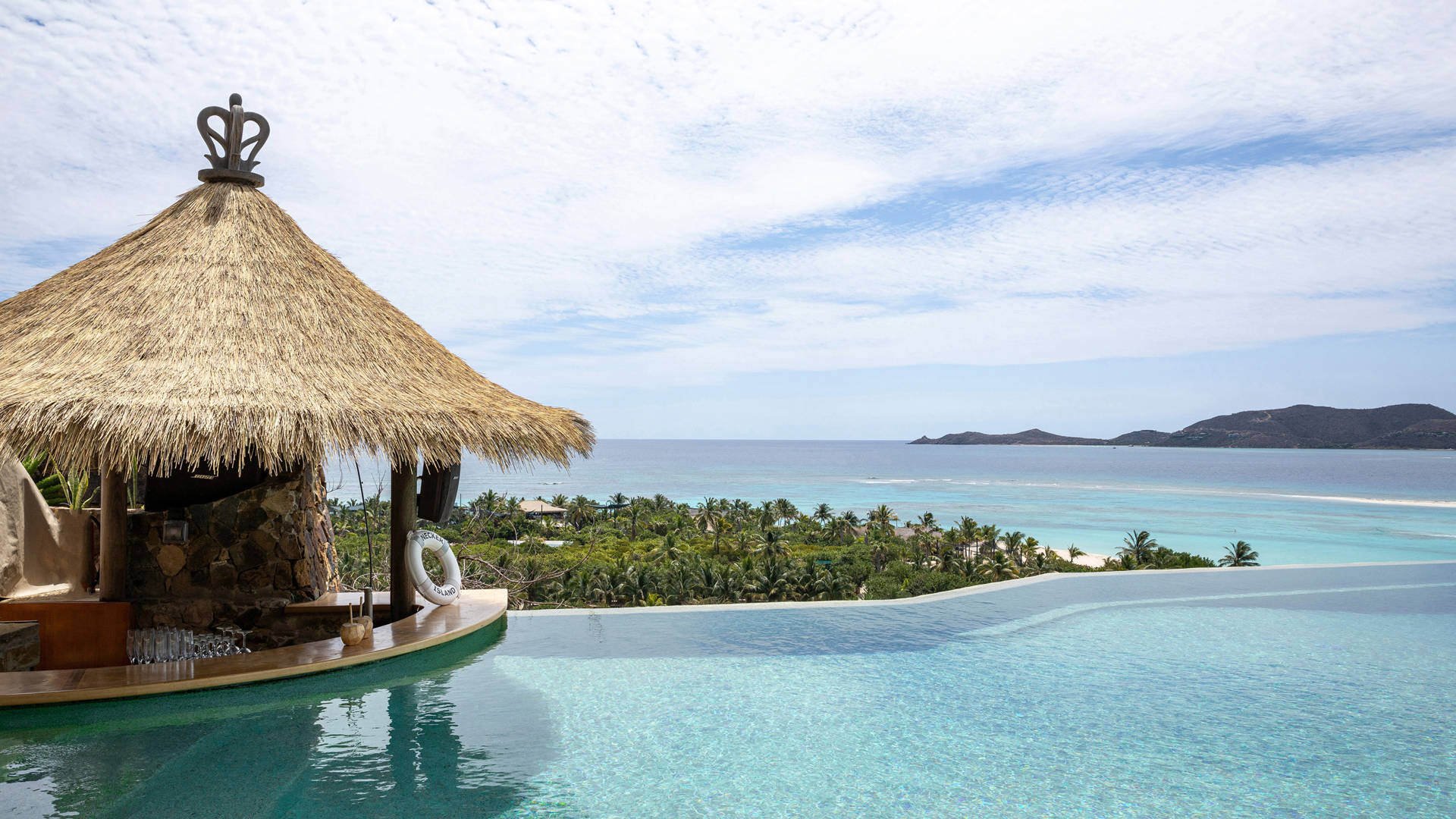 Necker Island Familienluxusreisen TheFamilyProject Infinity Pool