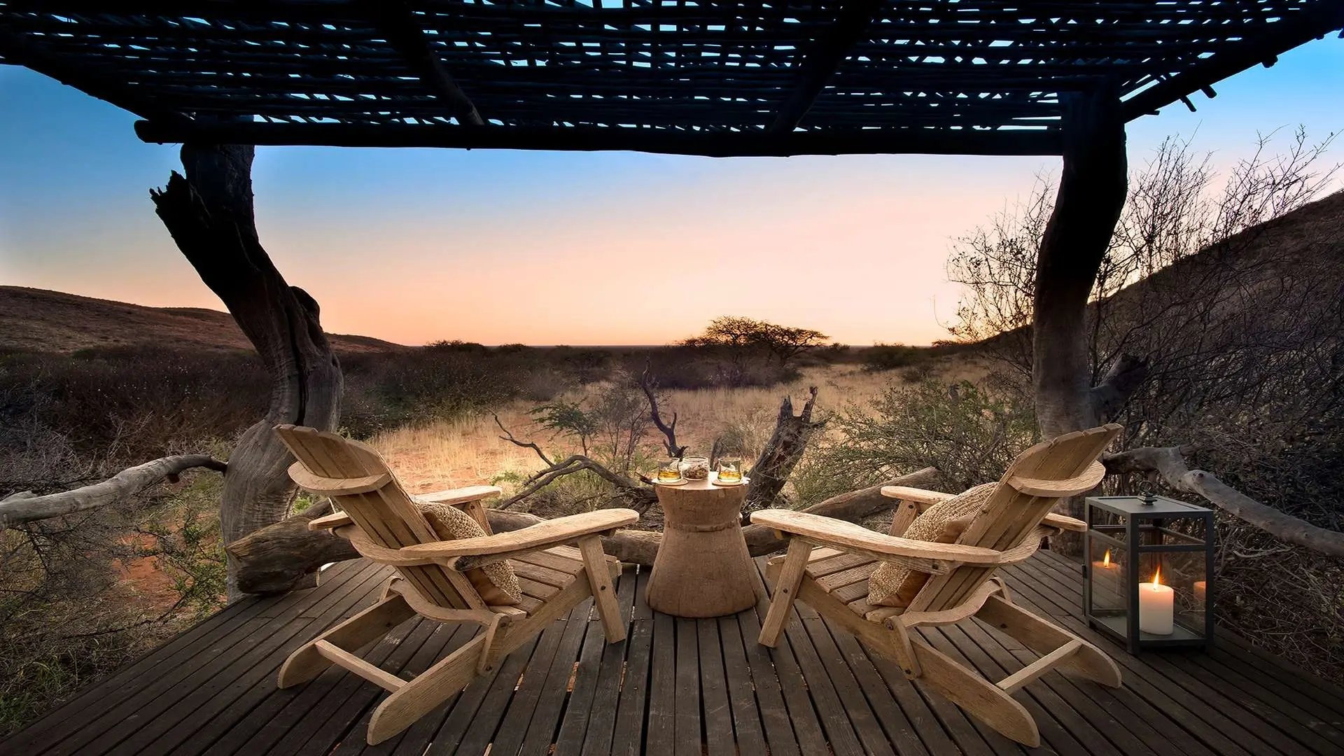 Tswalu Tarkuni Kalahari Familienluxusreisen TheFamilyProject Veranda