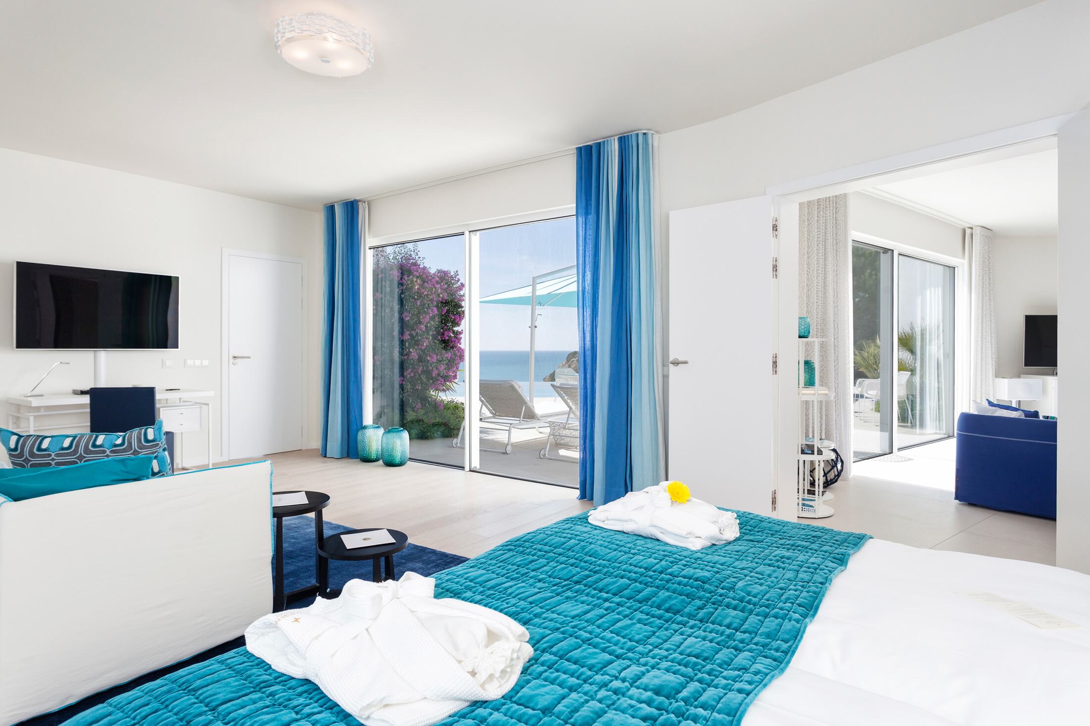 Vila Praia Schlafzimmer Doppelbett