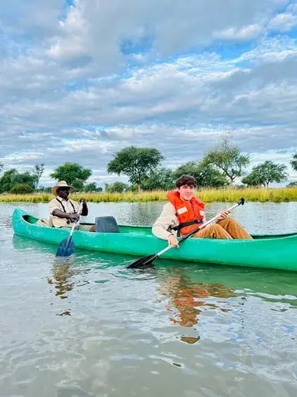 anabezi camp lower zambezi sambia afrika swimming pool ausblick exklusiv the family project privatbilder kanu