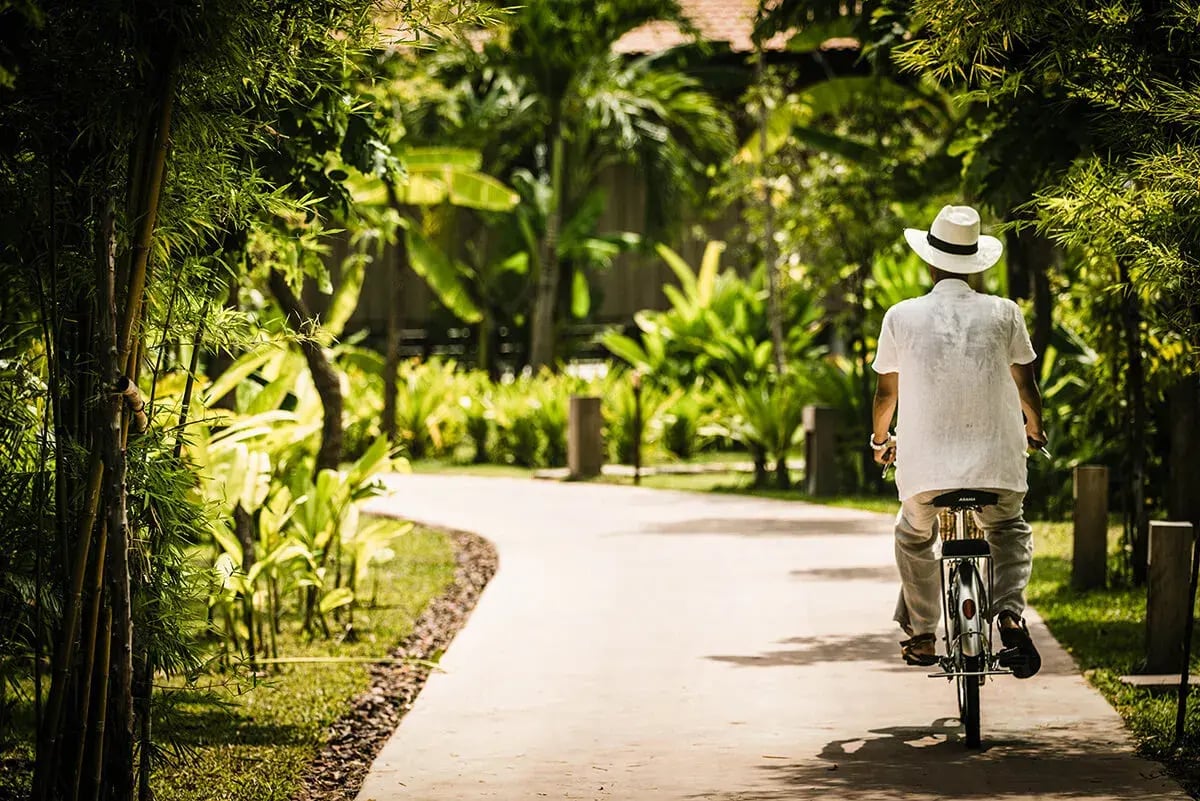 phum baitang zannier hotels siem reap kambodscha asien fahrrad aktivitat freizeit exklusiv the family project familie luxus reisen