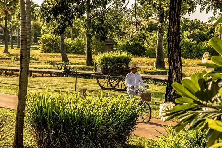 phum baitang zannier hotels siem reap kambodscha asien garten fahrrad aktivitat exklusiv the family project familie luxus reisen