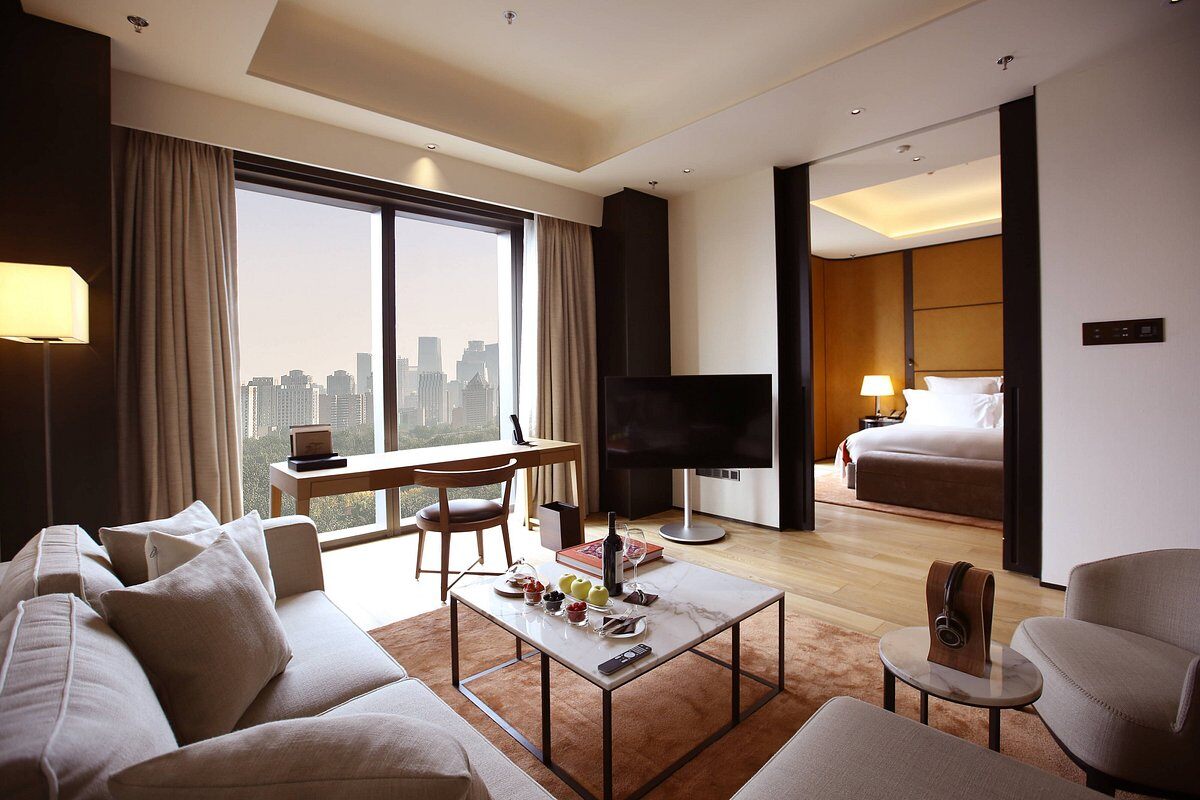 Bulgari Hotel Bejing Familienluxusreisen TheFamilyProject Suite Wohnbereich