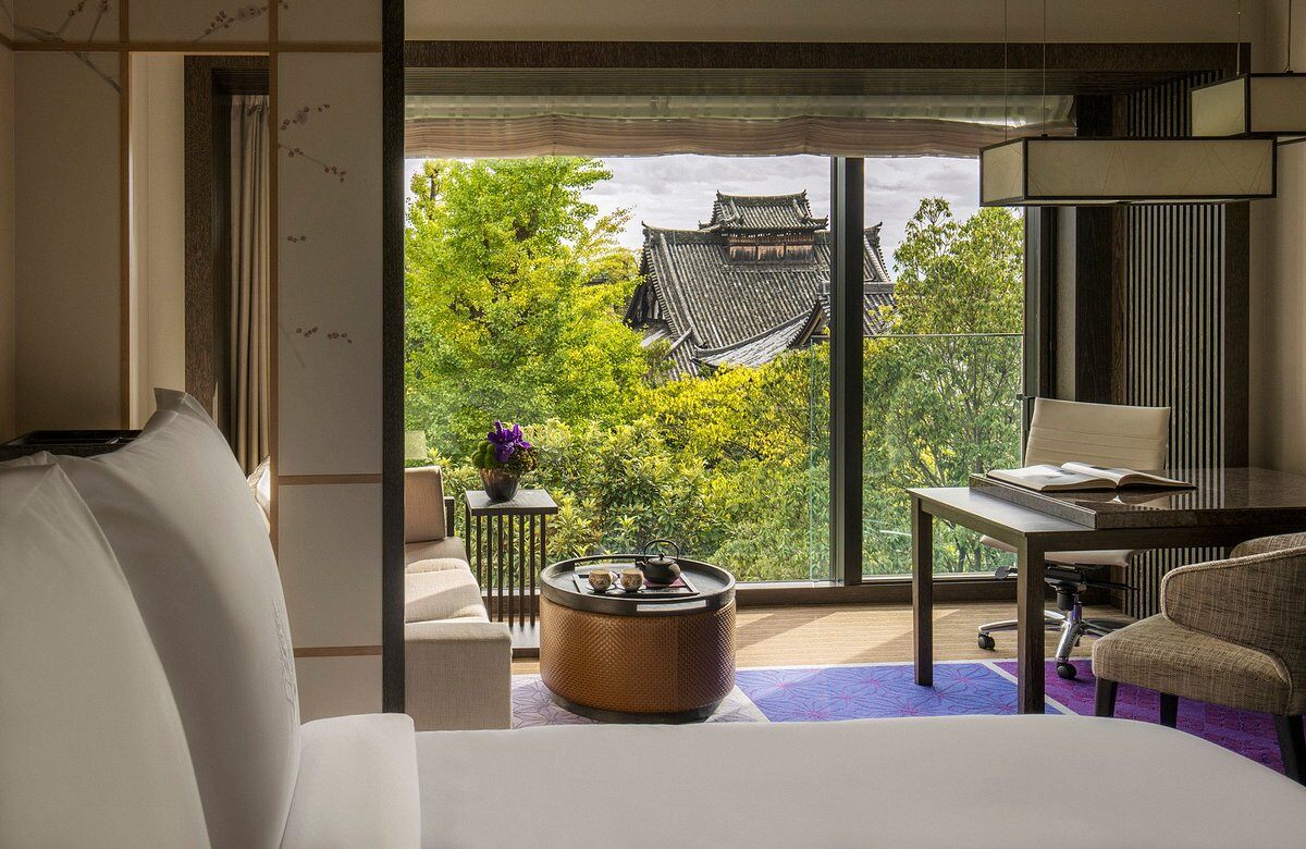 Four Seasons Kyoto Hotel Familienluxusreisen TheFamilyProject Ausblick