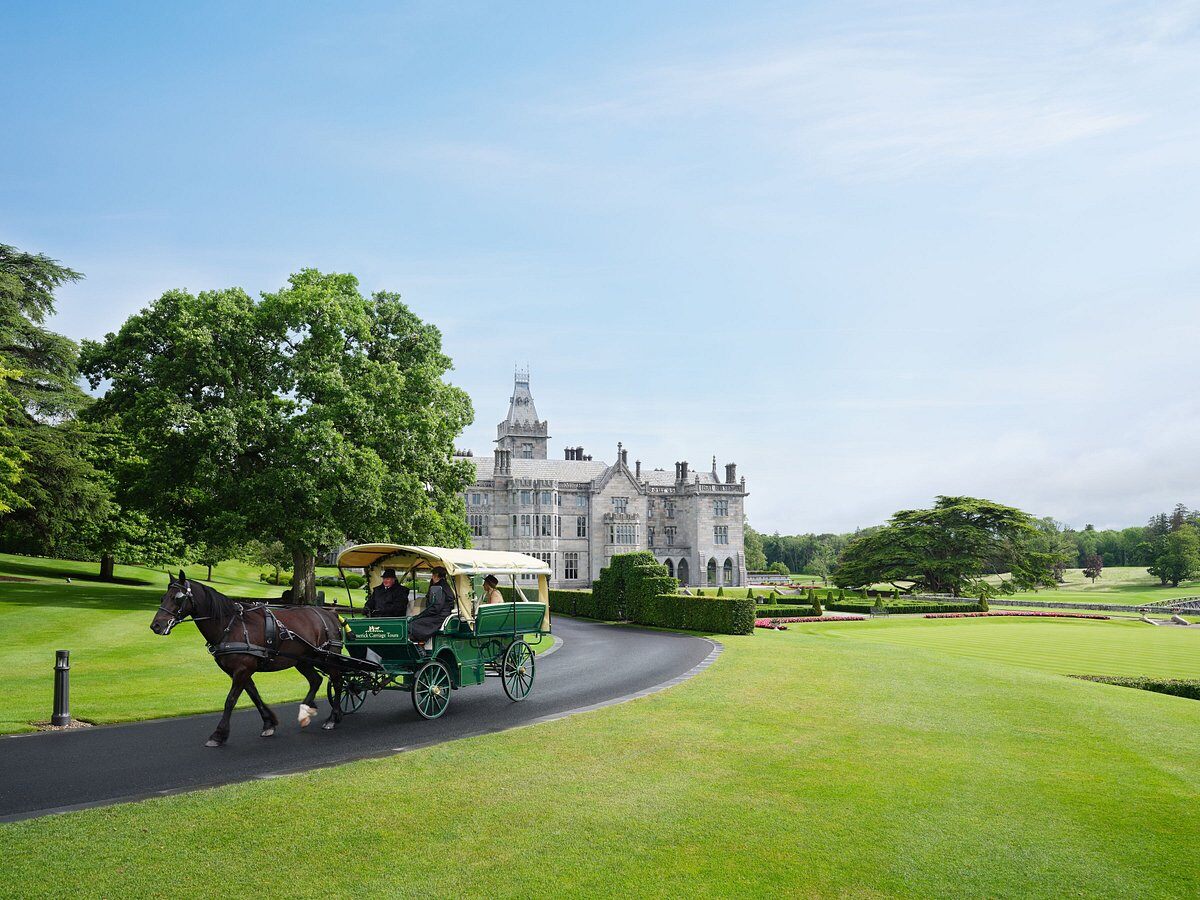 Adare Manor Hotel Familienluxusreisen TheFamilyProject Kutsche