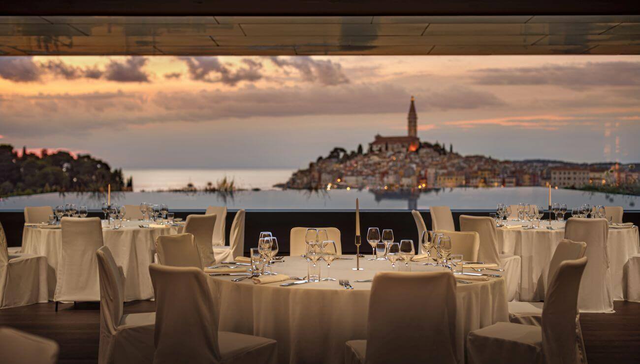 Grand Park Hotel Rovinj Familienluxusreisen TheFamilyProject Dinner