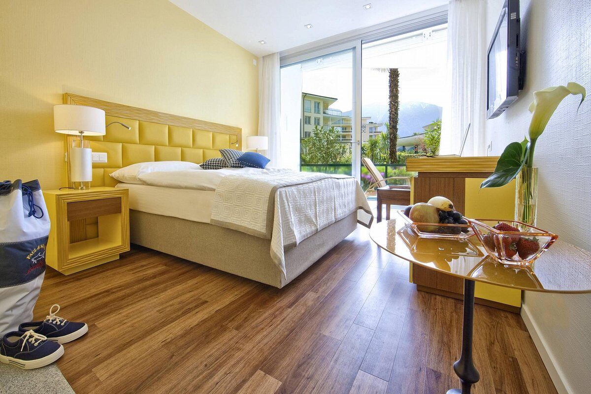 Eden Roc Ascona Hotel Familienluxusreisen TheFamilyProject Schlafzimmer Suite