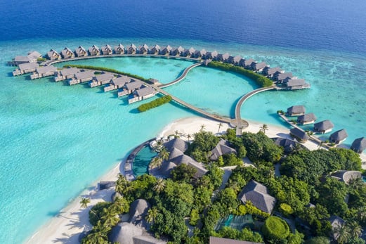 Milaidhoo Maldives Familienluxusreisen TheFamilyProject Obenansicht