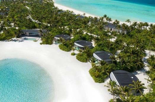 Ritz Carlton Maldives Familienluxusreisen TheFamilyProject Obenansicht