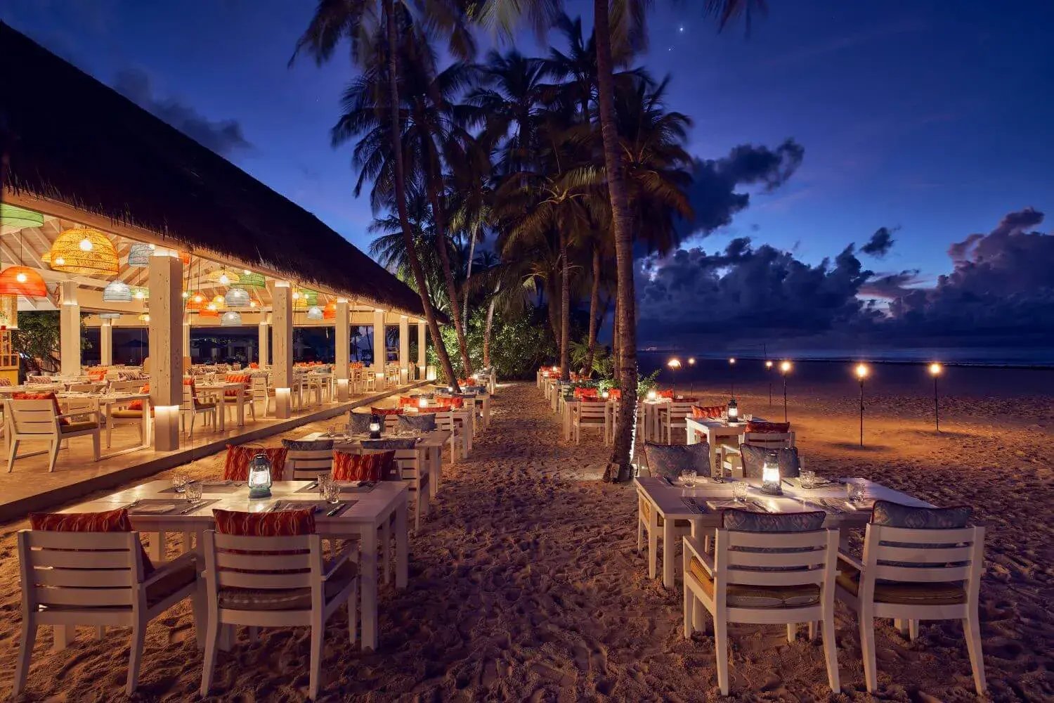 seaside finolhu strand dining