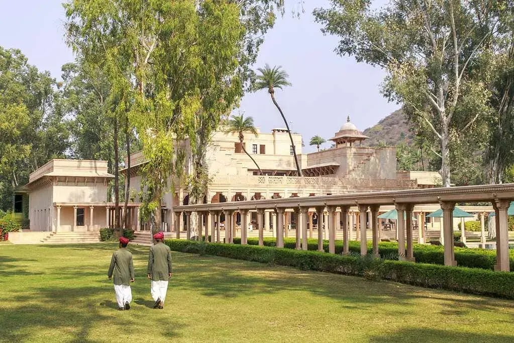 amanbagh alwar indien indischer subkontinent aussenbereich garten exklusiv the family project familie luxus reisen kinder