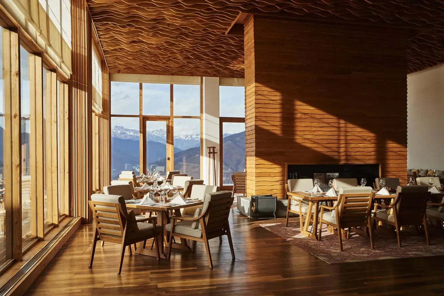 six senses bhutan indischer subkontinent thimphu private dining room the family project familie luxus reisen kinder