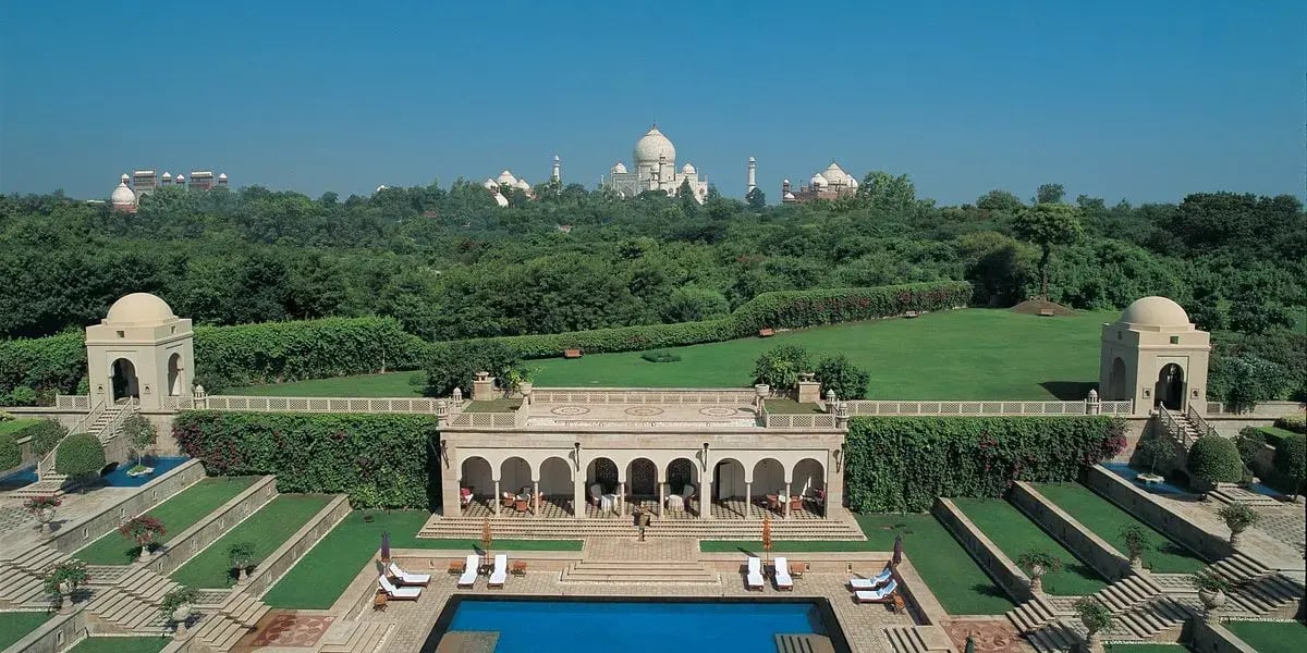 1 oberoi amarvilas agra indien indischer subkontinent aussenbereich the family project familie luxus reisen kinder