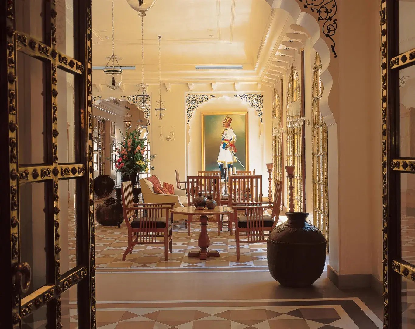 the oberoi rajvilas jaipur indien indischer subkontinent badezimmer the family project familie luxus reisen kinder