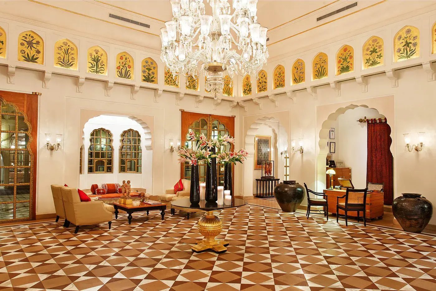 the oberoi udaivilas udaipur indien indischer subkontinent schlafzimmerbeispiel the family project familie luxus reisen kinder