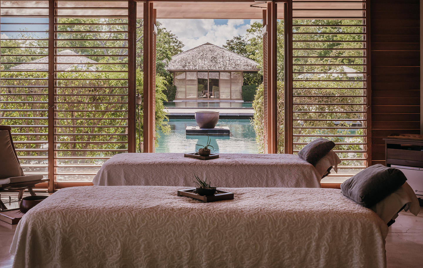 Amanyara spa Behandlungsraum