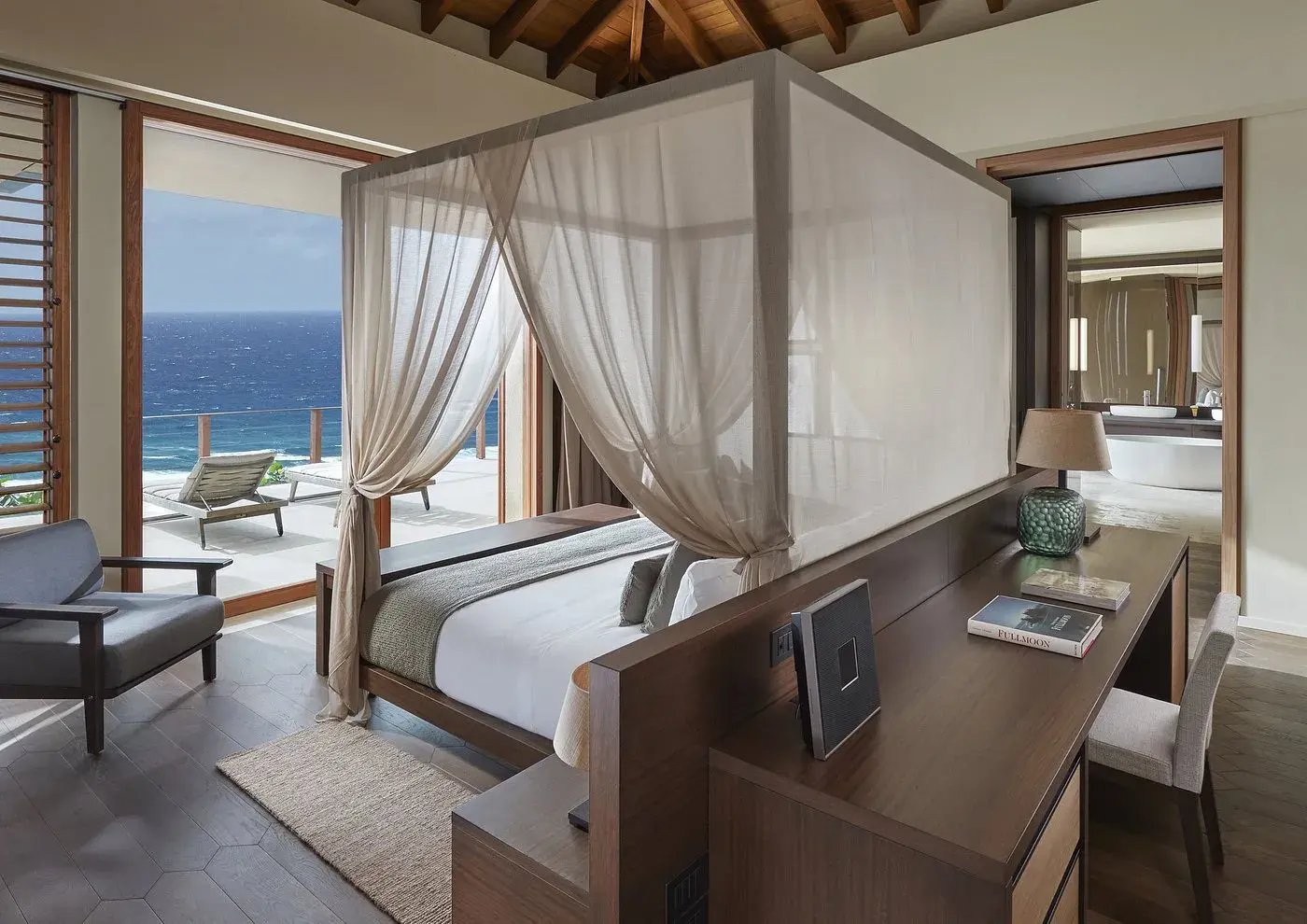 mandarin oriental canouan grenadines karibik wohnbeispiel terrasse meerblick exklusiv familienkomfort the family project luxus familie kinder reisen