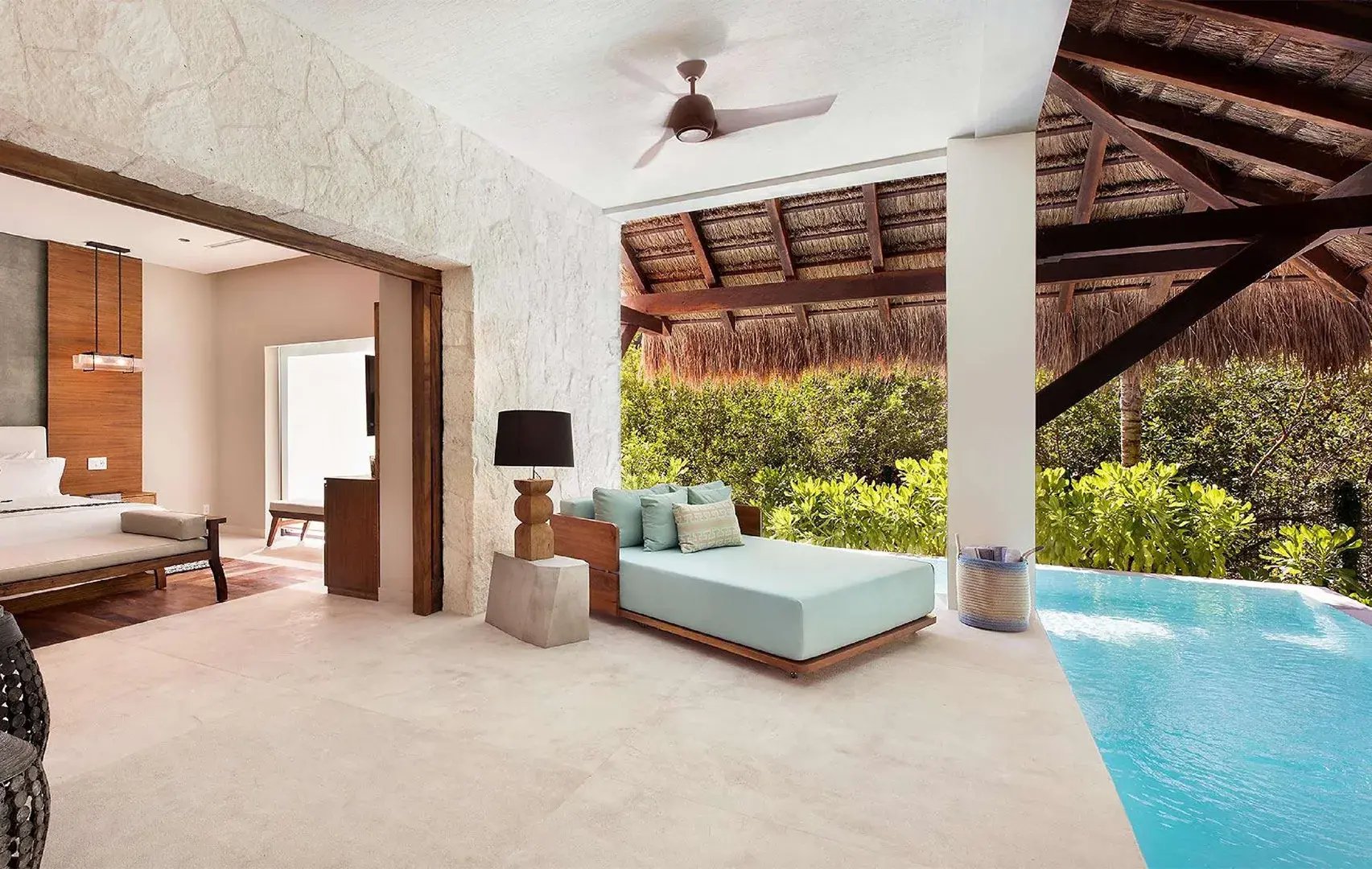 chable maroma mexiko riviera maya mittelamerika wohnbeispiel pool the family project luxus familie kinder reisen