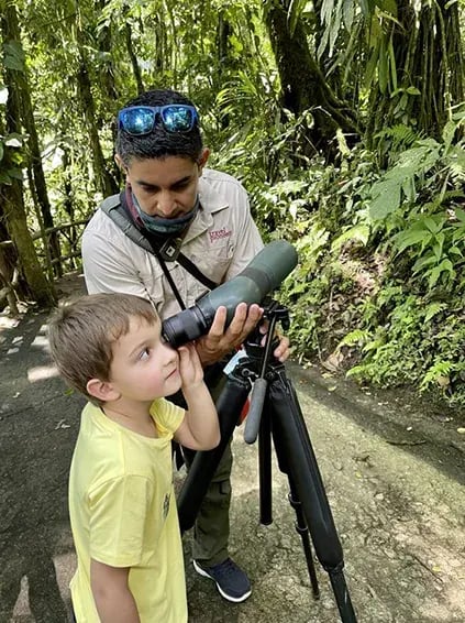 nayara tented camp arenal costa rica mittelamerika ubersicht the family project privatbilder fernglas