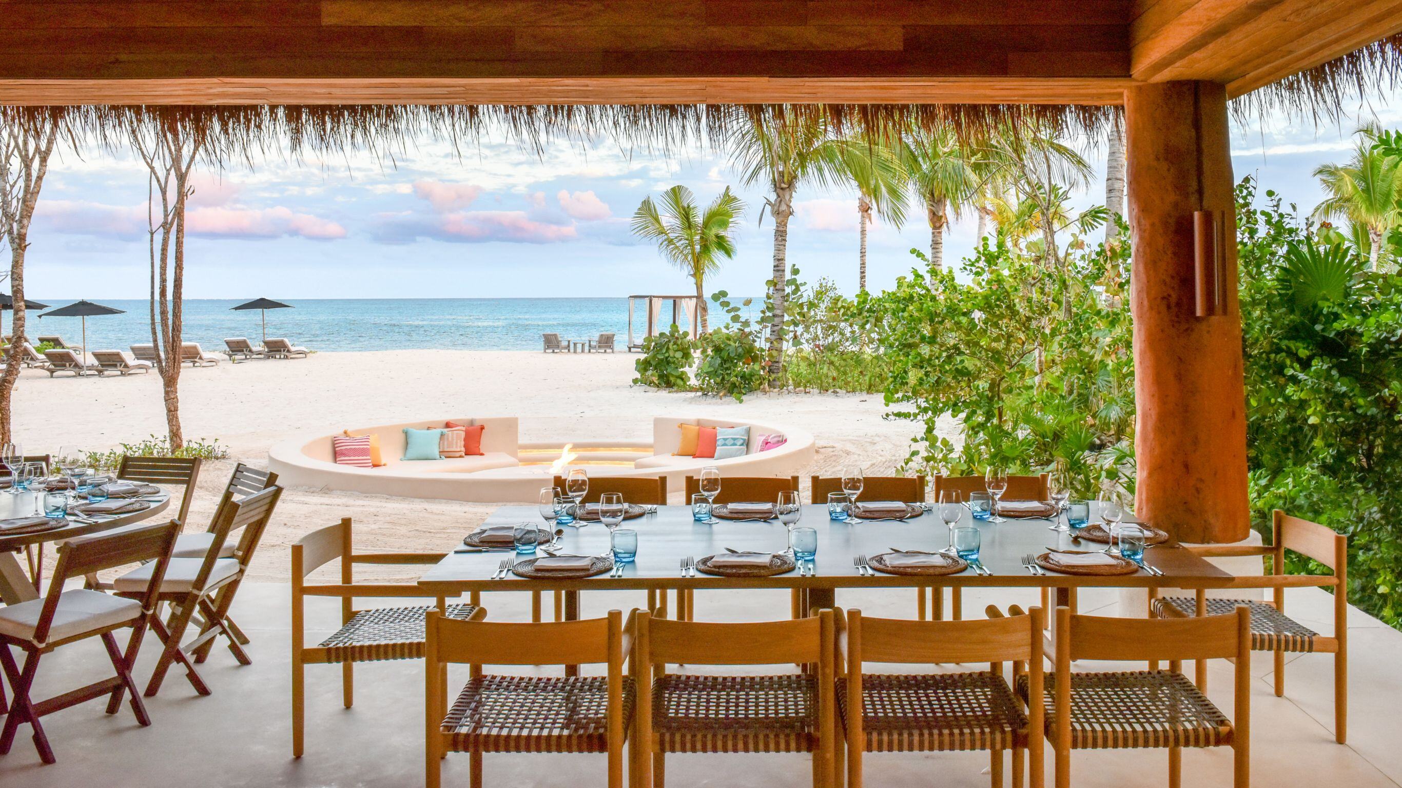 Rosewood Mayakoba Essen am Strand