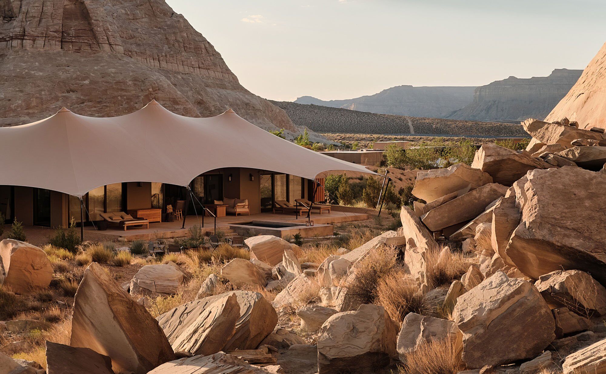 Camp Sarika by Amangiri-pavilion