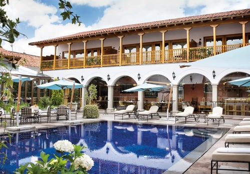 2 palacio nazarenas a belmond hotel cusco peru sudamerika pool familienvergnugen kinderfreundlich luxus urlaub kinder the family project