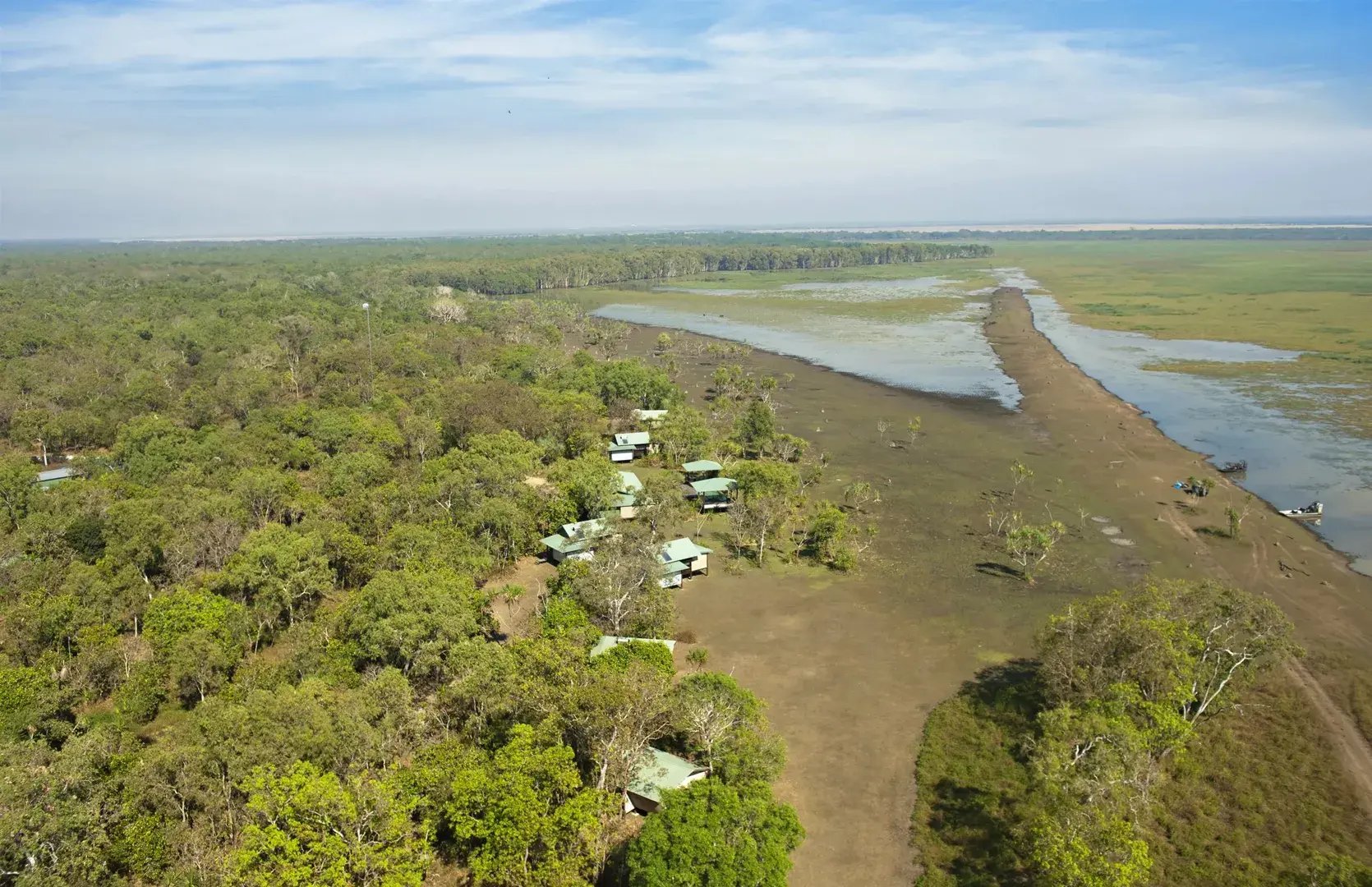 Bamurru Plains Obenansicht Natur