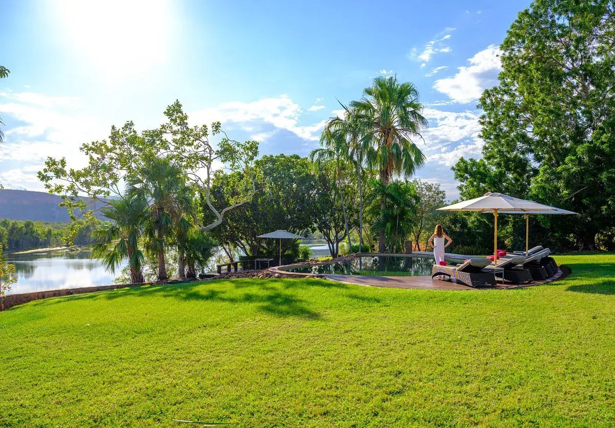 el questro homestead kimberley australien sudpazifik garten luxus urlaub kinder the family project