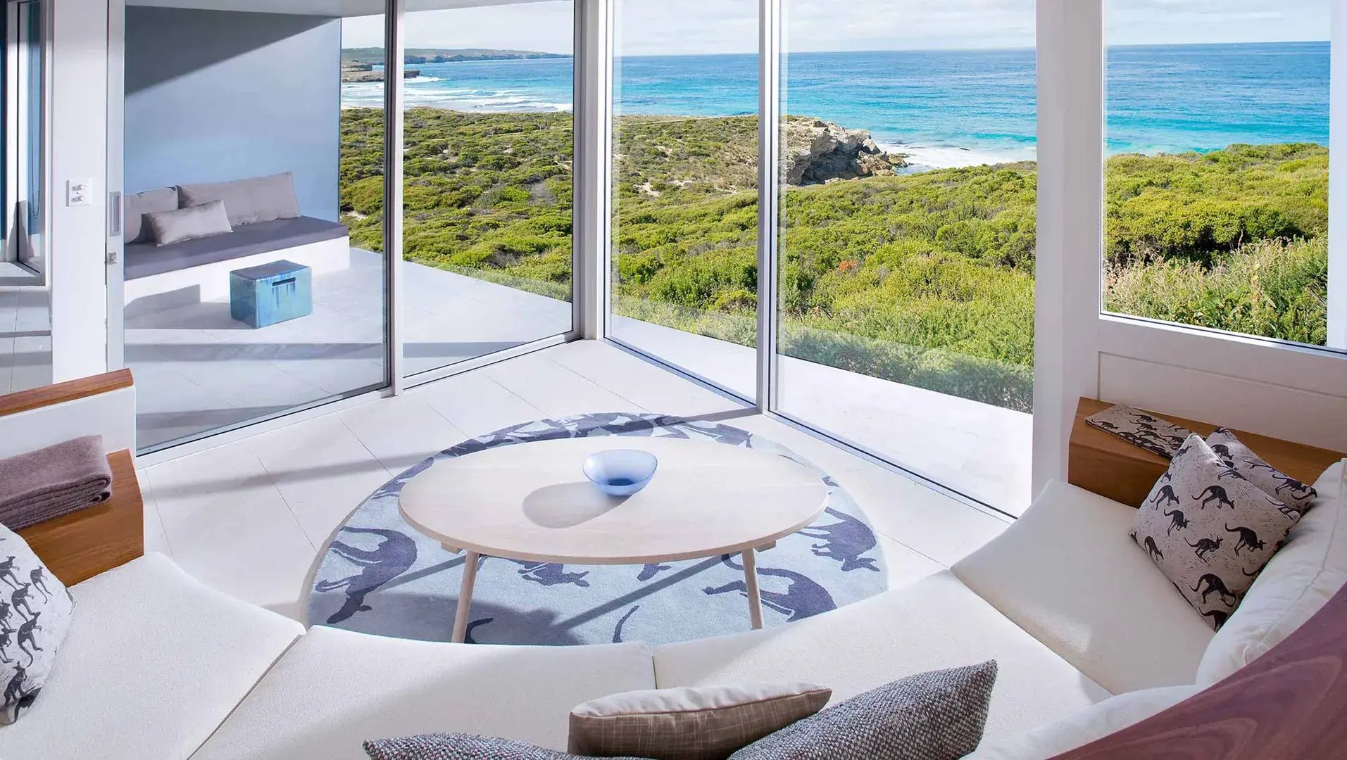 southern ocean lodge kangaroo island australien the family project luxus familie reisen hero flinders suite living