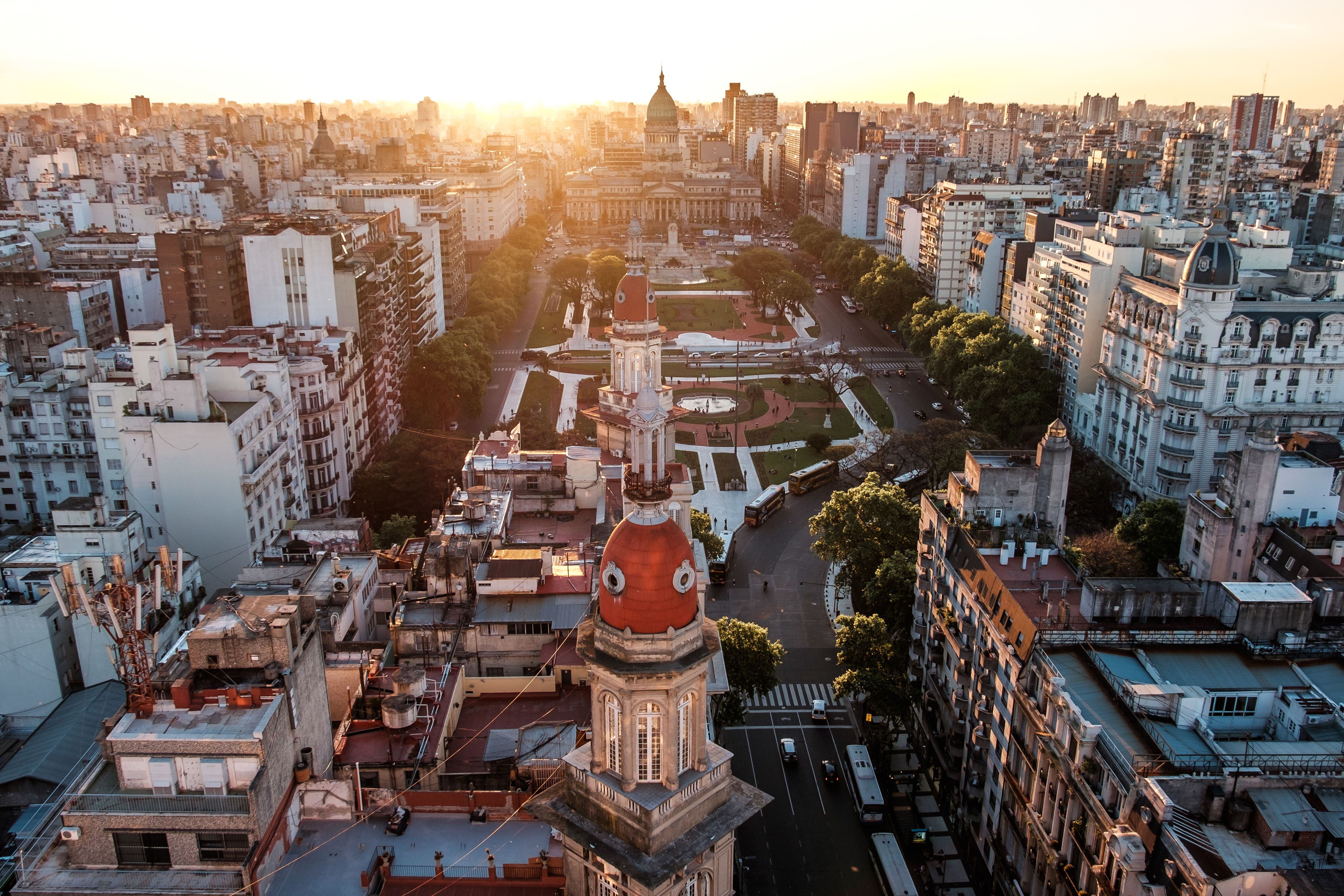 Luftaufnahme von Buenos Aires